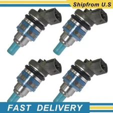 4X Fuel Injectors 16611AA100 For 1993-1999 SUBARU Impreza WRX GC8 1.8L 2.2L H4