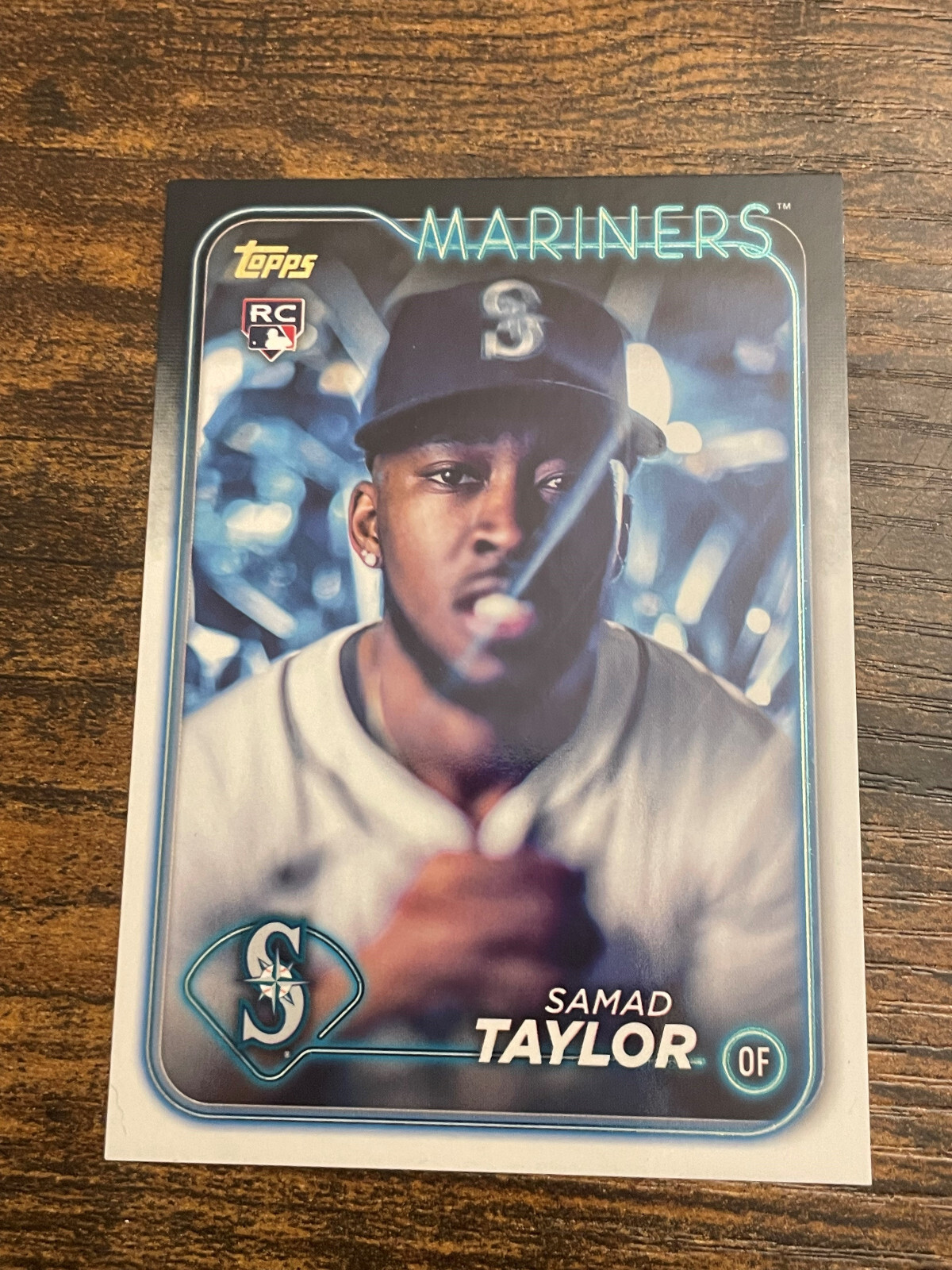 2024 Topps Update Samad Taylor RC Golden Mirror SSP Mariners US30