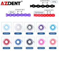 Dental Orthodontic Elastic Rubber Power Chain Braces Bands Short/Long/Close
