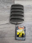 Vintage Lodge Cast Iron 9” Corn Stick Corn Bread Pan Mold 527C2 5 Sticks NEW