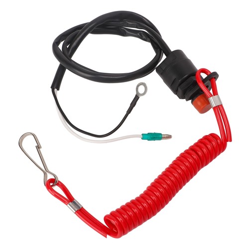 Außenborder Kill Switch ABS 75mm Marine Motor Flameout Switch für T30 T15 AN - Bild 3 von 12