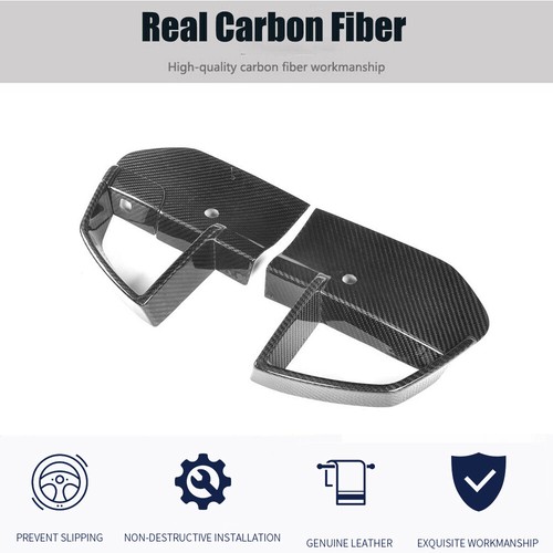Carbon Fiber Front Bumper Air Vent Cover Trims For BMW X3 G01 M-Sport 2018-2019 - Picture 9 of 12