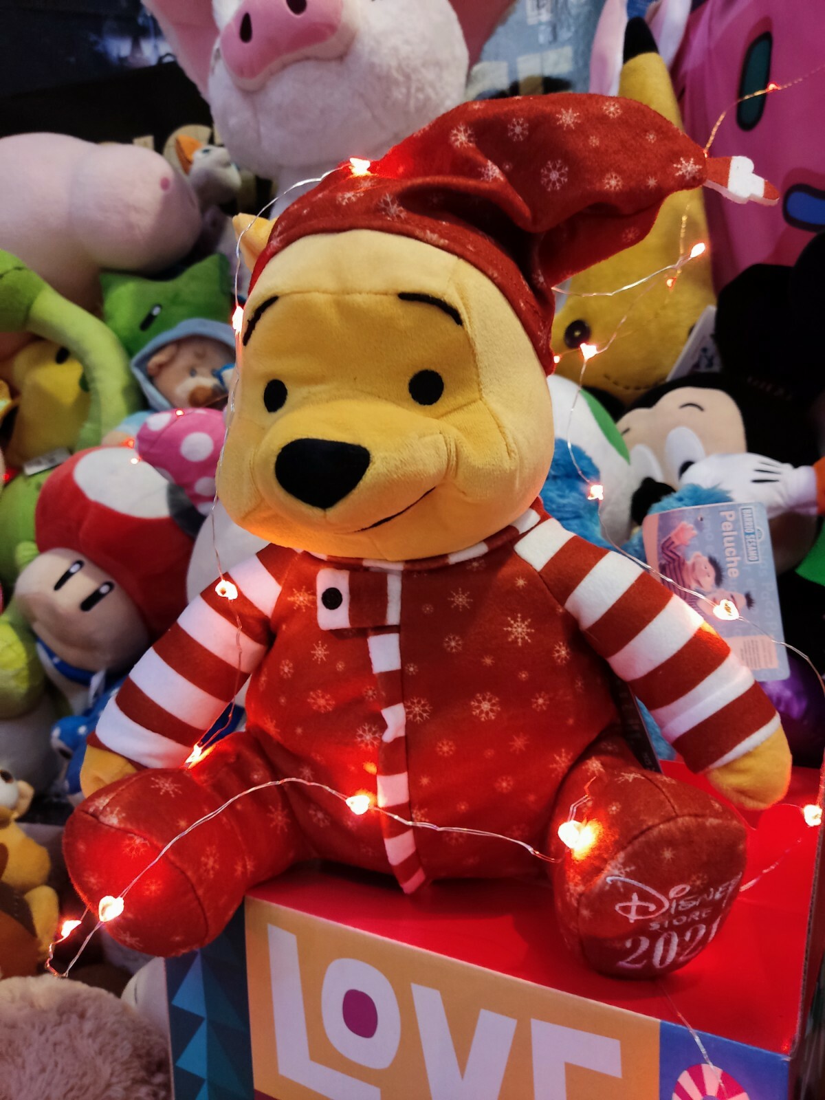 Winnie the Pooh Disney StoreHoliday CHEER Christmas Peluche Natale Xmas 2021