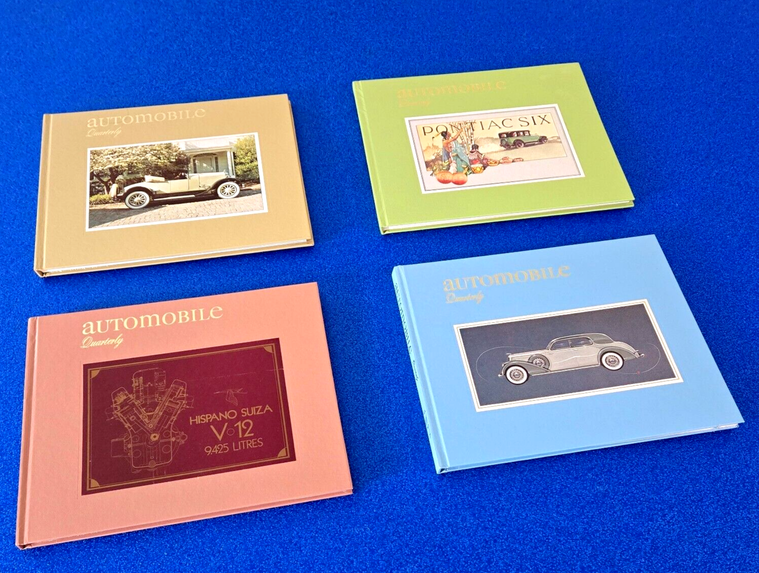 (1978) AUTOMOBILE QUARTERLY VOLUME #16 SET 1-4 HARDCOVER CLASSIC VEHICLE HISTORY