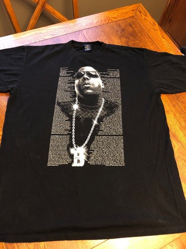 biggie lyrics shirt
