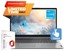 Lenovo IdeaPad Laptop 15.6" Touch 6-Core Intel i3 24GB RAM 1TB SSD OPEN BOX