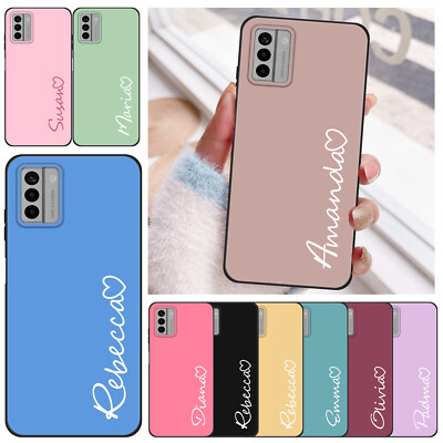 Heart Custom Phone Case Solid Color Silicone Cover For Nokia C300 C210 G400 G310