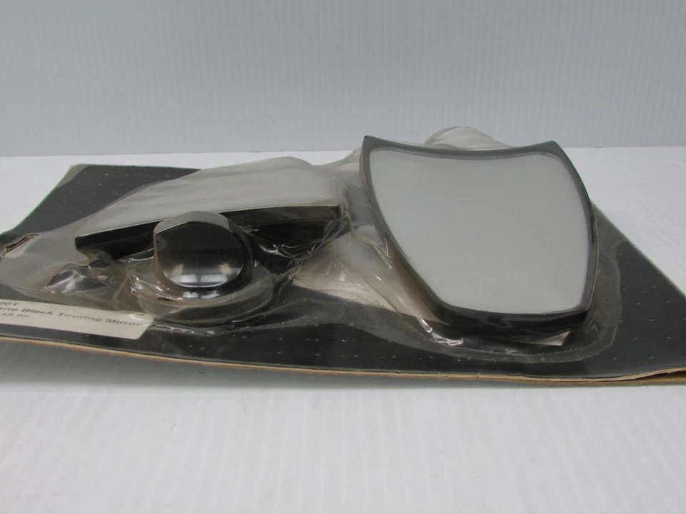 Espejos retrovisores con carenado negro Wicked Image Fast Lane W-2201 Harley-Davidson FLHX 96-13 Foto 4 de 4