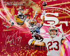 Christian McCaffrey signed San Fran 49ers 8X10 photo picture poster autograph RP