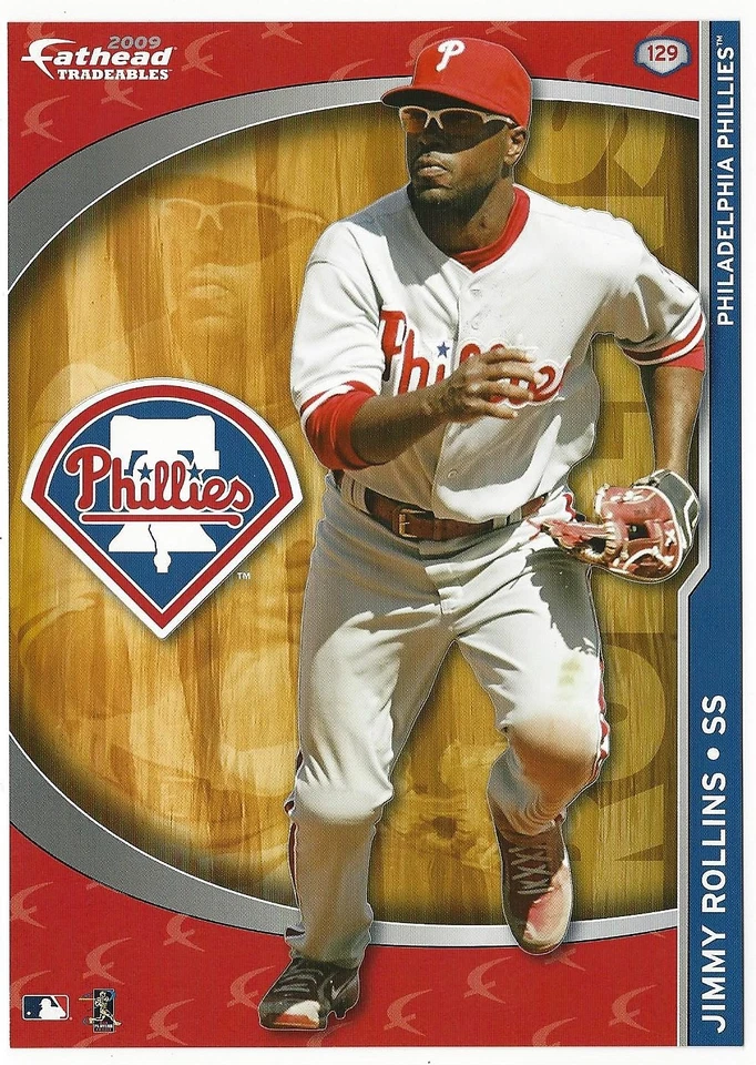 Pegatina extraíble Ryan Howard Fathead Tradeables Philadelphia Phillies 2009 #114 Foto 2 de 3
