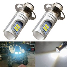 2x White LED headlight bulbs for Kubota L2550 L345 L355SS 70000-33841 headlights