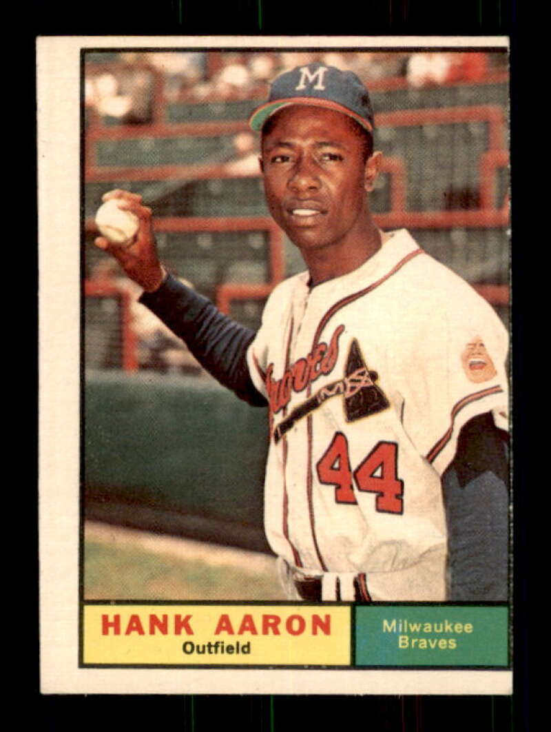 1961 Topps #415 Hank Aaron VGEX Braves 535625 | eBay