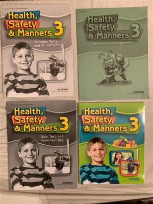 Lot 4 Health Safety & Manners Grade 3 Keys, Quizzes & Tests, Text Book ...
