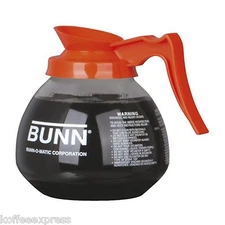 3 X BUNN COFFEE POTS DECAF 64oz Commercial AND  150 FREE CF12 FILTERS DECANTER