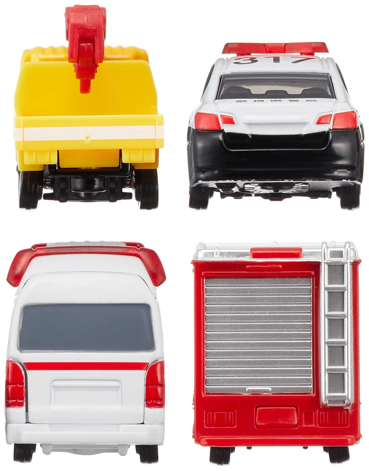 TAKARA TOMY "Tomica Emergency Vehicle Set 5" Mini Car Car Toy Male 3 years old a - Image 3 of 4