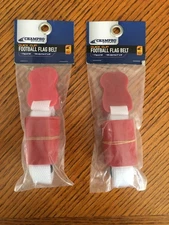 Lot of 36 Champro Flag Football Belts - Scarlet (Red) - Quick Clip - Adjustable