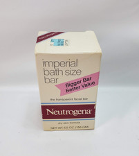 Neutrogena Transparent Facial Bar Soap 5.5oz Original Formula New Imperial Bath