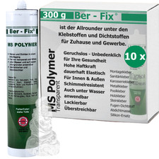 10x Ber-Fix MS Polymer Transparent   ??Bausil...
