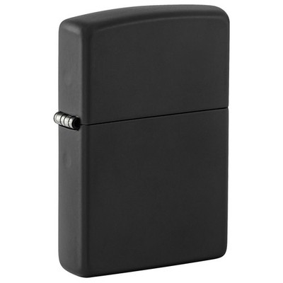 Zippo 218 Regular Black Matte Lighter Made in USA Windproof NEW IN BOX