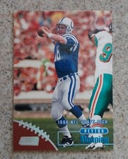 PEYTON MANNING 1998 TOPPS STADIUM CLUB 1998 NFL DRAFT PICK No.195 ~ Rookie Card. rookie card picture