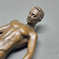 Image of Bronze Erotica Woman Sculpture Figure, 20 cm, 0,6 Kg, Antique Style