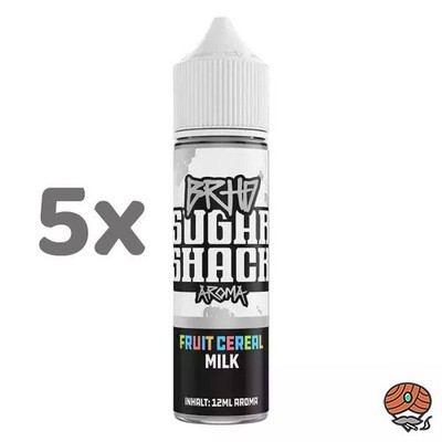 BRHD Barehead Sugar Shack Fruit Cereal Milk, Longfill Aroma Liquid 5x 12ml