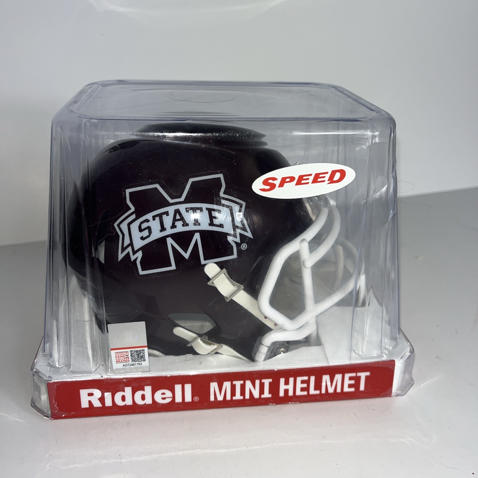 Mississippi State Bulldogs NCAA Riddell Speed Replica Mini Helmet