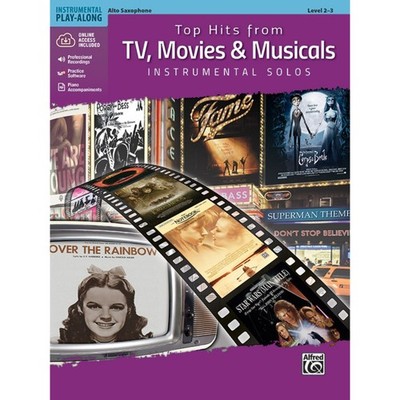 Alfred Music Top Hits from TV, Movies & Musicals - Alto Sax