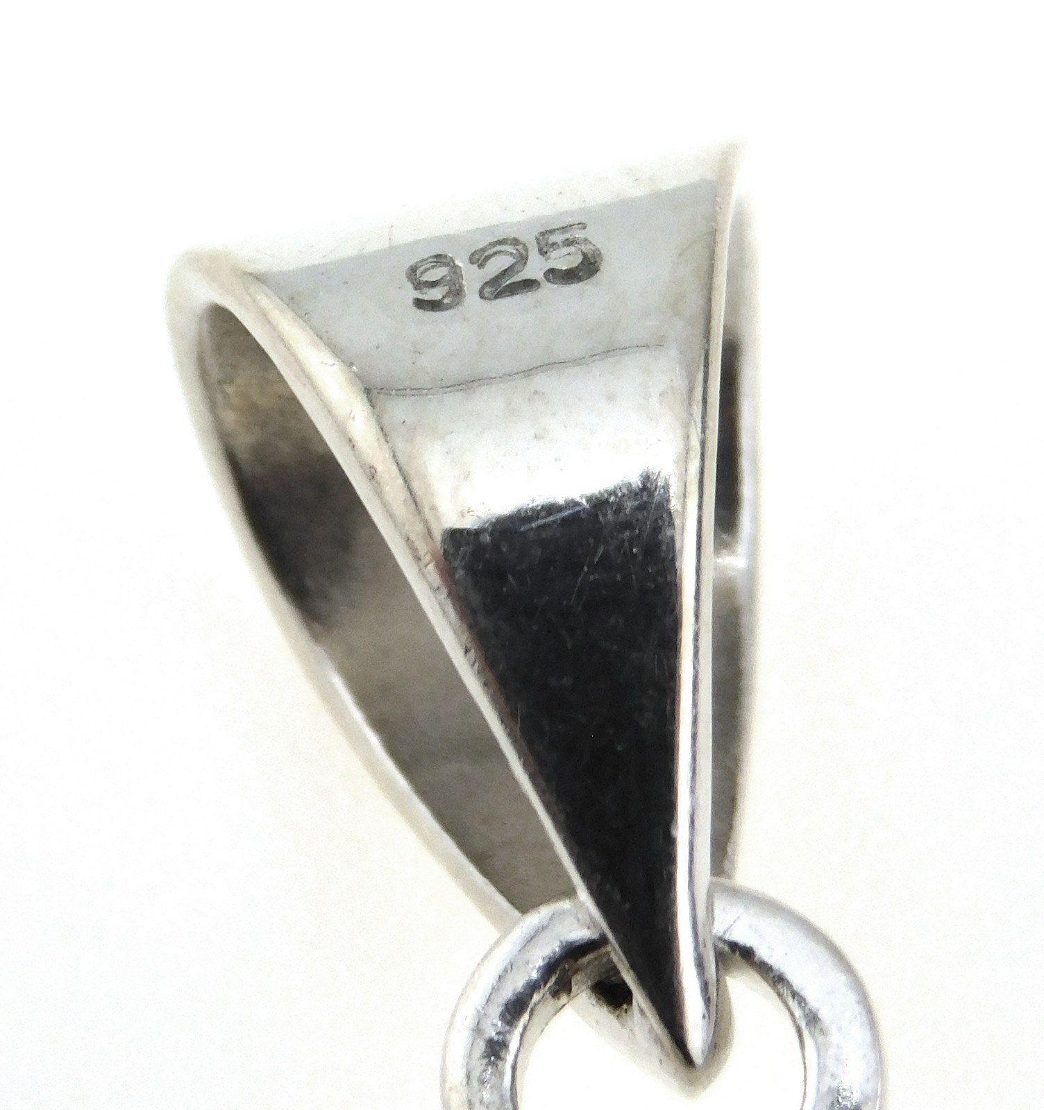 Modern 925 Sterling Silver Basic Plain Puffy Cros… - image 6