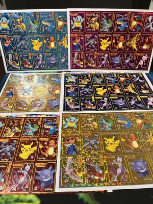 Pokemon Las Evolution Limited Edition 6/6 Uncut, Unreleased Sheets