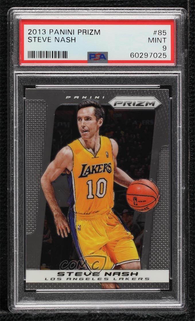 2013-14 Panini Prizm Steve Nash #85 PSA 9 MINT HOF