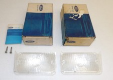1971 1972 Ford Custom Galaxie 500 Ltd Brougham Nos Lhrh Frt Parking Lamp Lenses