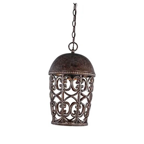  97594-BU Amherst Hanging Lantern, Burnt Umber Modern - Picture 1 of 4