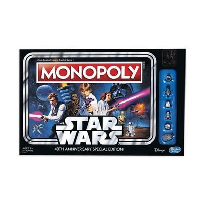 Hasbro Monopoly Hasbro Monopoly - Star Wars (40th Anniversary) Box Fair/EX