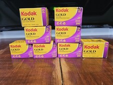 8 Rolls KODAK GOLD 200 ISO 35mm Color Negative Film 24 exp per roll