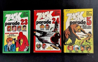 3x Zack Parade Nr. 5, 23, 24 / schöner Zustand