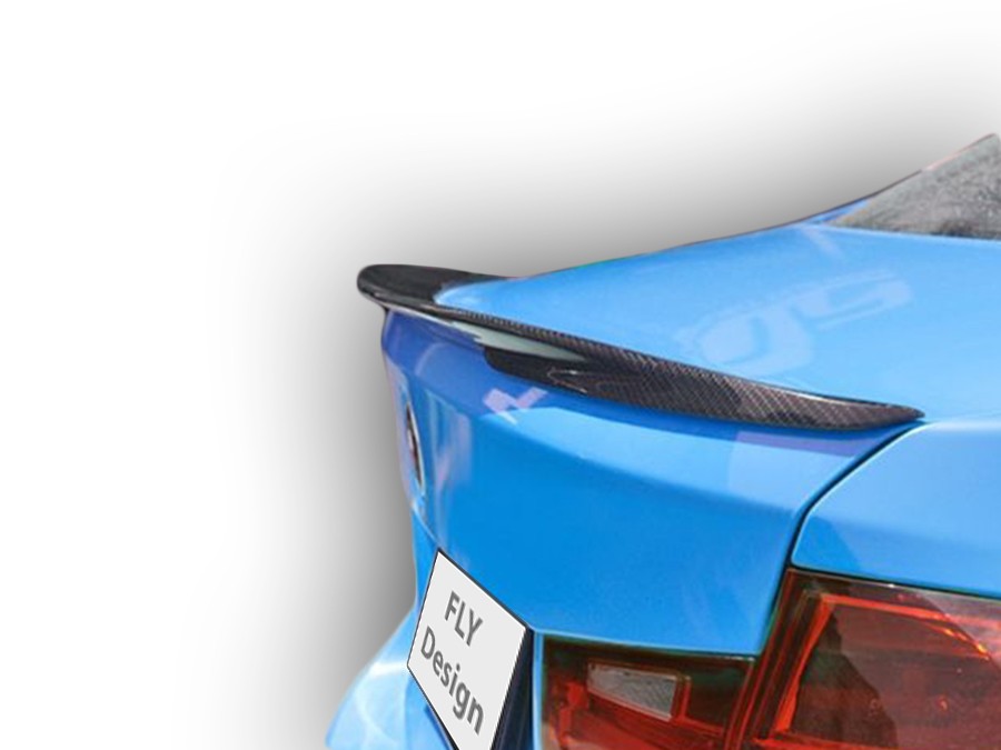 New Fits For BMW 320 316 328 330 335 340 CS Tuning With Real CARBON Rear Spoiler