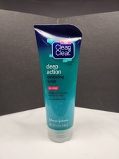 Clean  Clear Deep Action Exfoliating Scrub Oil Free Original Old Formula 7 oz