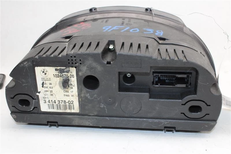 Used Speedometer Gauge fits: 2006 Bmw X3 cluster MPH AT Grade A Foto 2 de 4