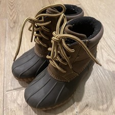 Nautica Brown Duck Boots Size 10 Toddler