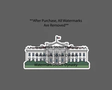 The White House Sticker Waterproof Decal America United States Travel Gift NEW