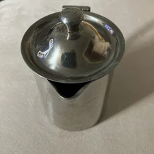VINTAGE Vollrath Stainless Steel  Milk Creamer  With Lid