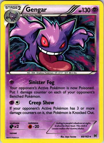 Gengar 60/162 Holo Rare BREAKthrough Pokemon