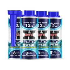 REV X Distance+ Winter Diesel Fuel Treatment - 8 fl. oz. (4 Pack)