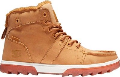 DC Shoes Mens Woodland Boots - Wheat / Dk Chocolate - Authentic New