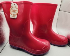 New With Tag - Wonder Nation Girls Rainboots - Size 9-10