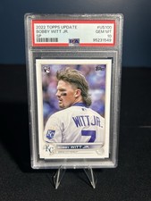 2022 TOPPS UPDATE SP #US100 BOBBY WITT JR. ROOKIE RC PSA 10