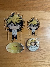 Tokyo Revengers Kazutora Acrylic Stand Badge Lot Chara Dri Collab US Seller 