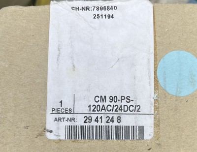 Phoenix Contact CM90-PS-120AC/24DC/2 Power Supply