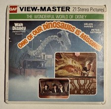 Disney View-Master ONE OF OUR DINOSAURS IS MISSING - B377 -3 Reel Set Booklet